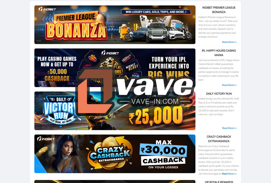 vave Games and Providers